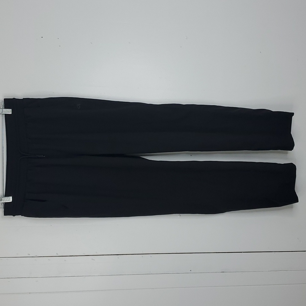 Gapfit High Rise RunAround Pants Joggers PUll On Drawstring Waist Womens M Black